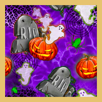 Tombstone And Ghosts Seamless Paternal Premium Sweatshirt | Teevron