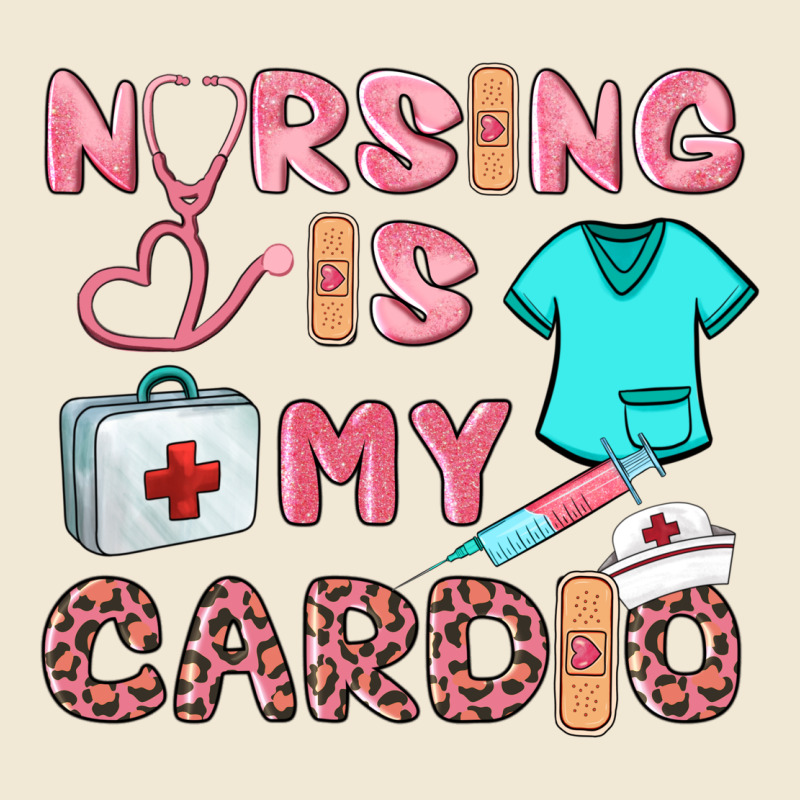 Nursing Is My Cardio Ladies Tee by BarkalooDesign | Teevron