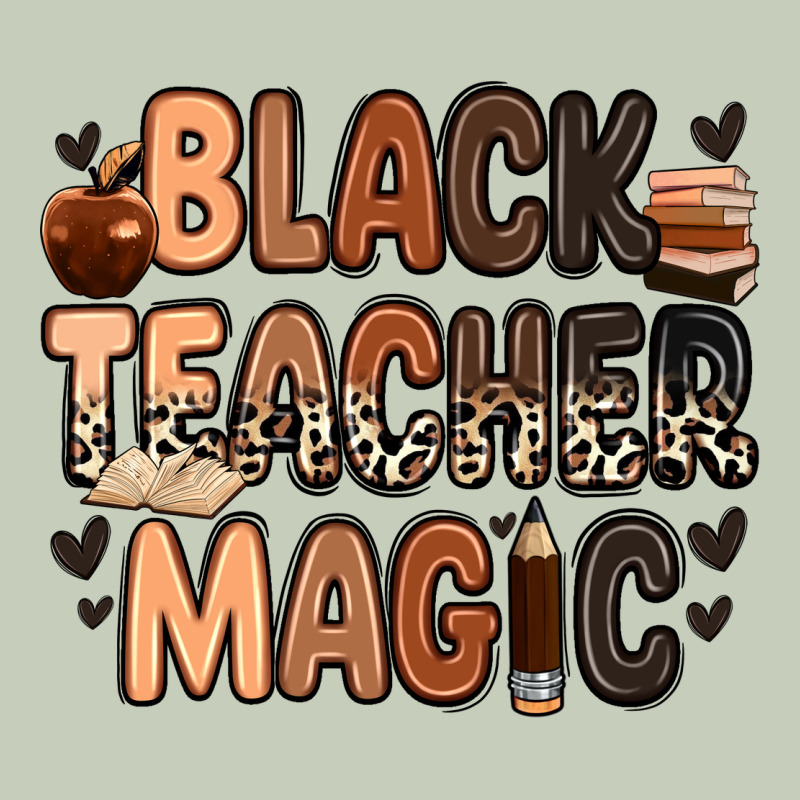 Black Teacher Magic Long Sleeve Tee by Zillion Design Studio | Teevron
