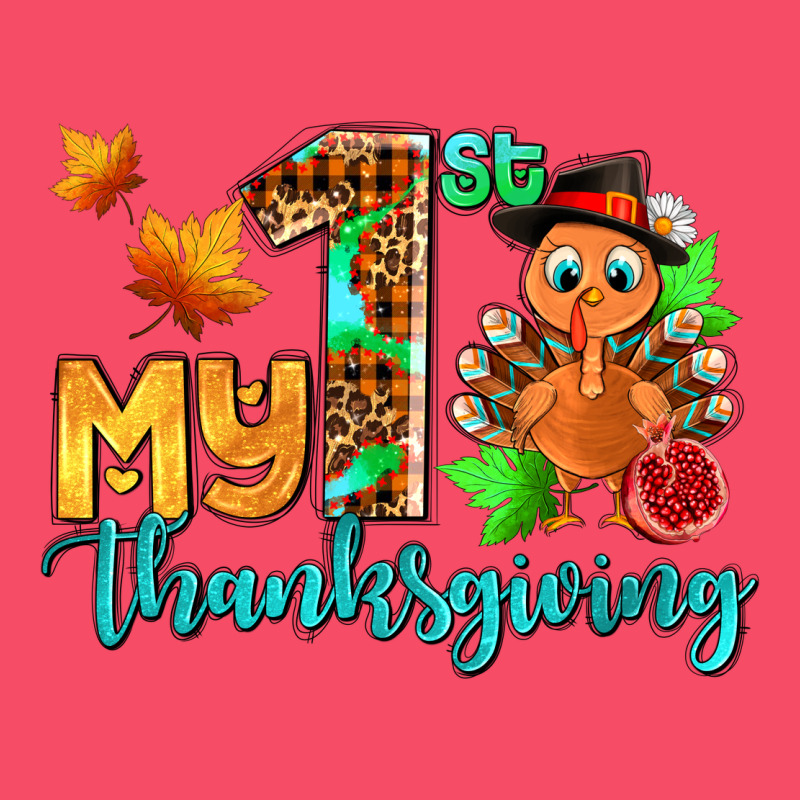 My First Thanksgiving With Turkey Premium Sweatshirt by AdoDesignShop | Teevron