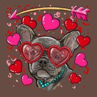 Valentine's Day French Bulldog Puppy Long Sleeve Tee | Teevron