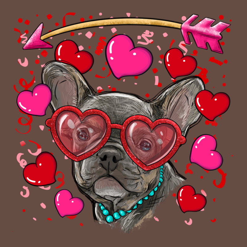 Valentine's Day French Bulldog Puppy Long Sleeve Tee by RanaPortraitStore | Teevron