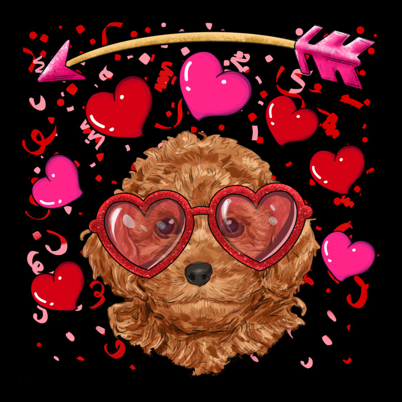 Valentine's Day Toy Poodle Long Sleeve Tee by RanaPortraitStore | Teevron