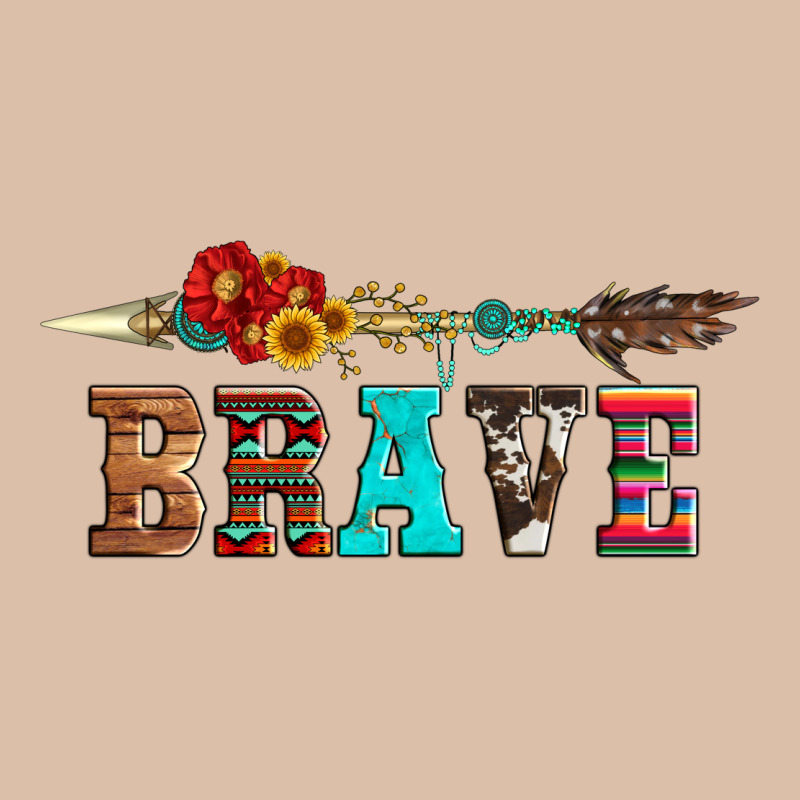 Brave And Aztec Wood Sunflower With Arrow Urban Heavy Tee by Artiststas | Teevron