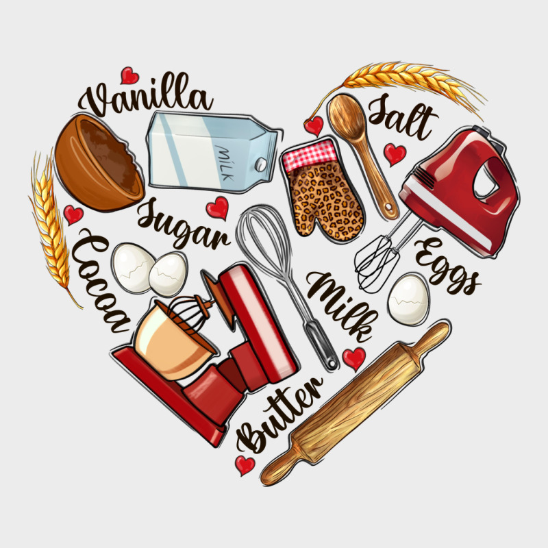 Bake Tools Hearts Urban Hoodie by NancyCooperArtShop | Teevron