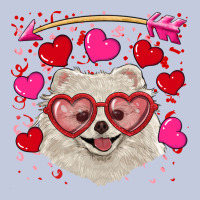 Valentine's Day White Pomeranian Long Sleeve Tee | Teevron