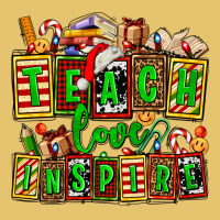 Teach Love Inspire With Christmas And Teacher Elements Premium Sweatshirt | Teevron