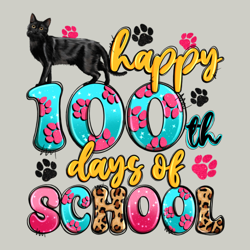 Happy 100th Days Of School Cat Heavyweight Hoodie by Artiststas | Teevron