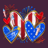 4th Of July Hearts Long Sleeve Tee | Teevron
