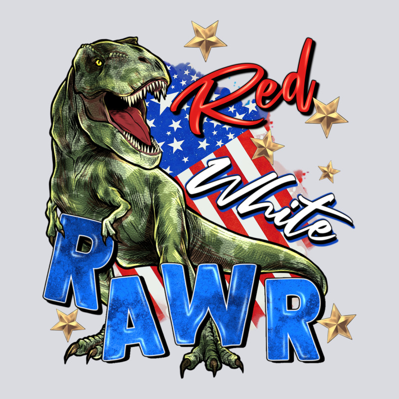 Red White Rawr Zipper Hoodie by Zillion Design Studio | Teevron