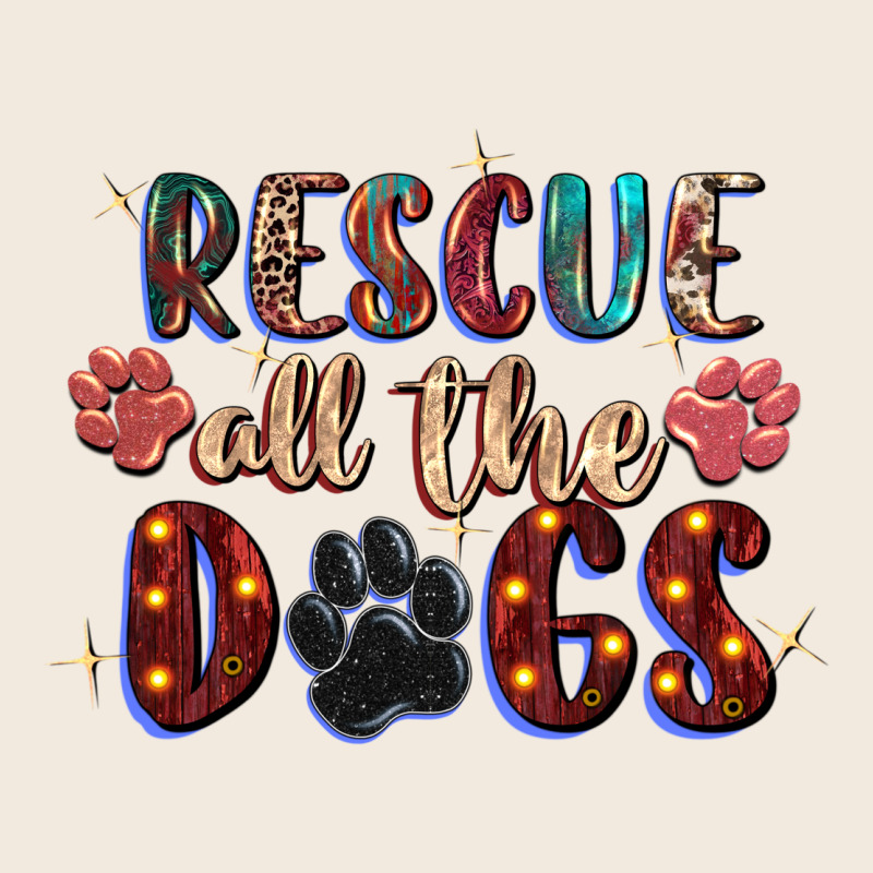 Rescue All The Dogs Zipper Hoodie by Zillion Design Studio | Teevron