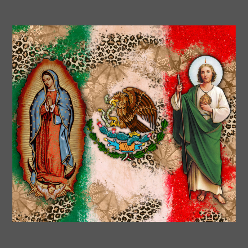 Virgin Mary And San Judas Zipper Hoodie by CTS Tumbler Store | Teevron