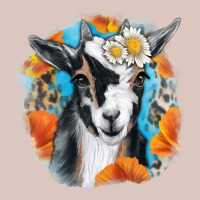 Daisy Goat With Background Premium Hoodie | Teevron