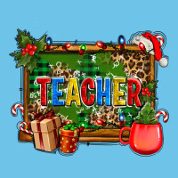 Christmas Teacher And Coffe Cup With Board Premium Sweatshirt | Teevron