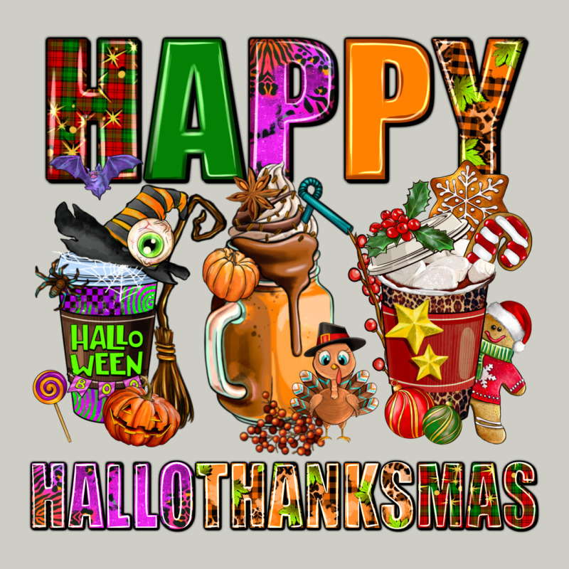 Happy Hallothanksmas Heavyweight Hoodie by AdoDesignShop | Teevron