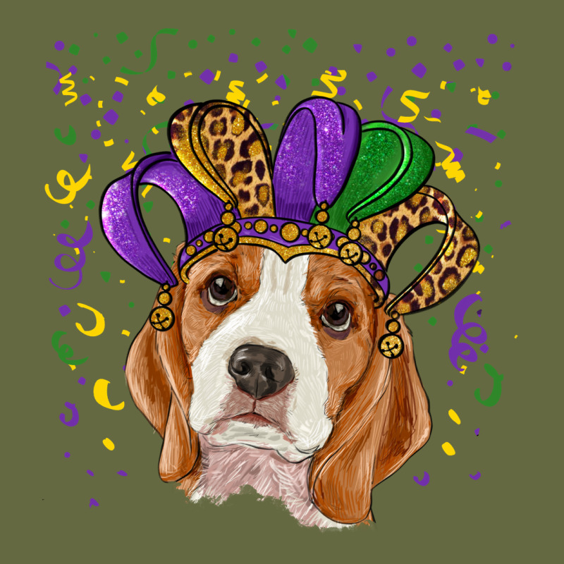 Mardi Gras Beagle Long Sleeve Tee by RanaPortraitStore | Teevron