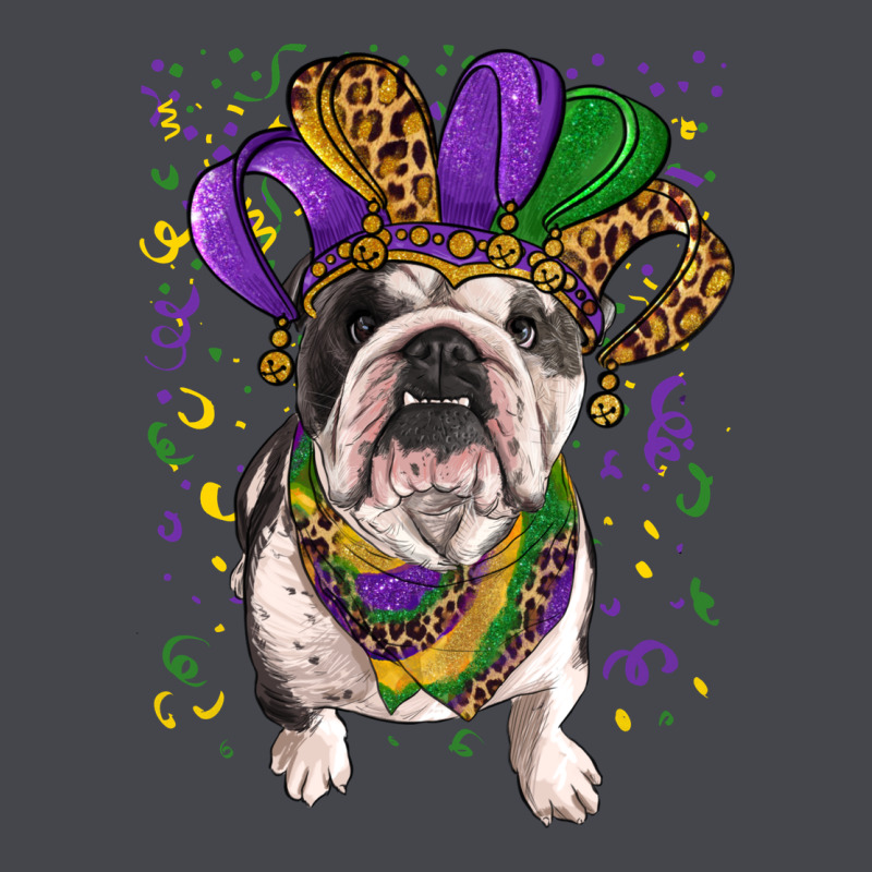 Mardi Gras Hat  English Bulldog Long Sleeve Tee by RanaPortraitStore | Teevron