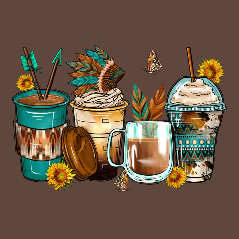 Indian Headdress Coffee Cups Classic Tee by Zillion Design Studio | Teevron