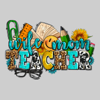 Wife Mom Teacher With Sunflowers Premium Sweatshirt | Teevron