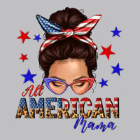 All American Mama Messy Bun Long Sleeve Tee | Teevron