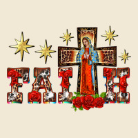 Faith Our Lady Of Guadalupe Cross Ladies Tee | Teevron
