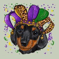 Mardi Gras Hat Dachshund Puppy Long Sleeve Tee | Teevron