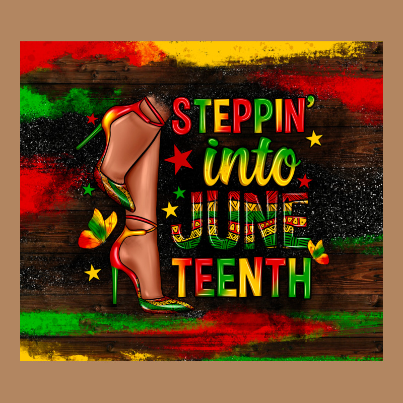 Steppin Into Juneteenth Long Sleeve Tee by Zillion Design Studio | Teevron