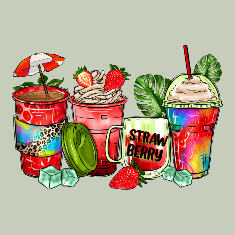 Strawberry Coffee Cups Classic Tee by Zillion Design Studio | Teevron