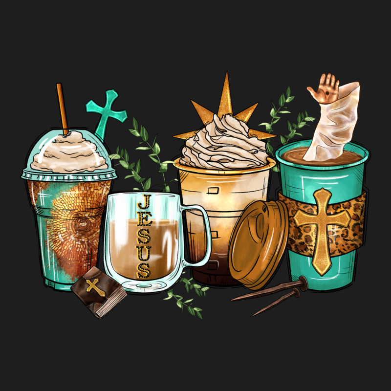 Jesus Coffee Cups Classic Tee by Zillion Design Studio | Teevron