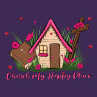 Church Is My Happy Place Premium Hoodie | Teevron