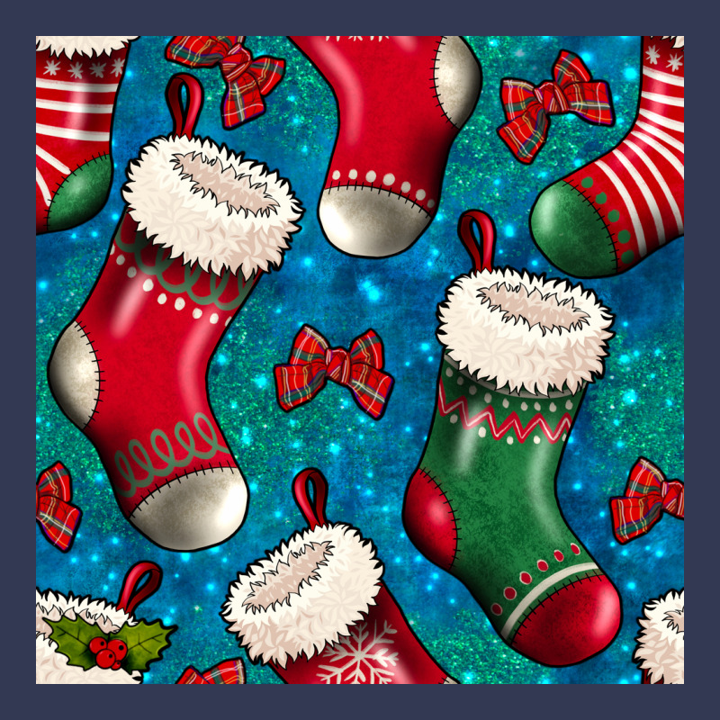 Christmas Socks Seamless Pattern Heavyweight Hoodie by BundleAndBundleShop | Teevron