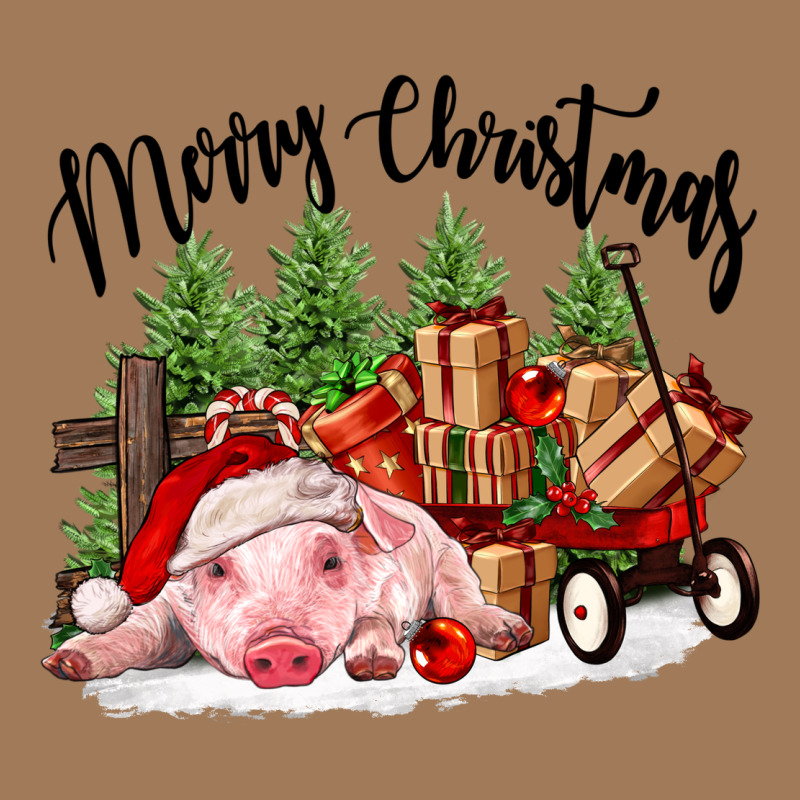 Merry Christmas Pig Classic Tee by FaDigitalArtStudio | Teevron
