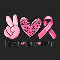 Peace Love Cure Breast Cancer Premium Hoodie | Teevron