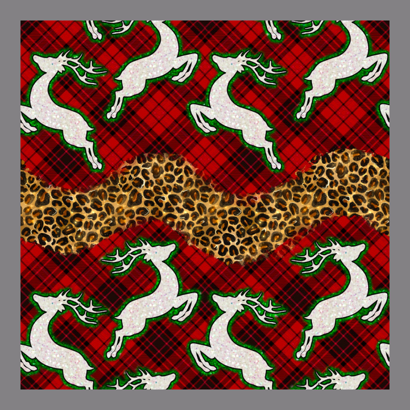 Christmas Deer And Plaid Seamless Pattern Heavyweight Hoodie by BundleAndBundleShop | Teevron