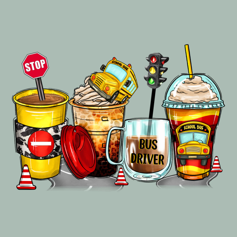 Bus Driver Coffee Cups Classic Tee by Zillion Design Studio | Teevron