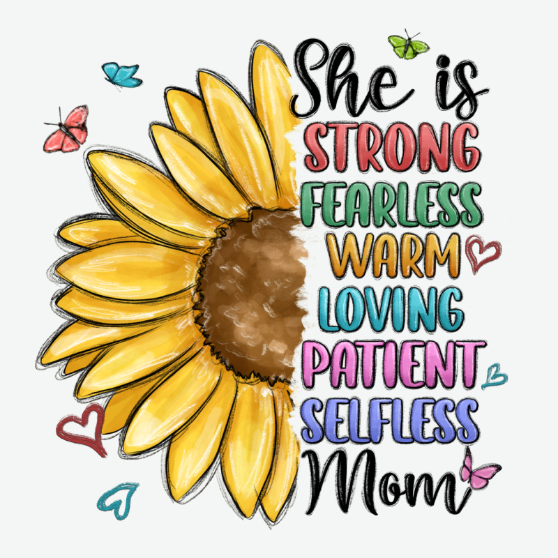 She Is Strong Fearless Warm Loving Mom Urban Heavy Tee by MaliasSmallBusiness | Teevron