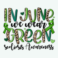 In June We Wear Green Scoliosis Awareness Premium Hoodie | Teevron