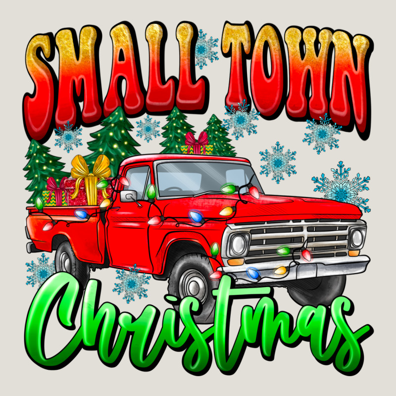 Small Town Christmas Heavy Core Tee by CowhideDigitalArt | Teevron
