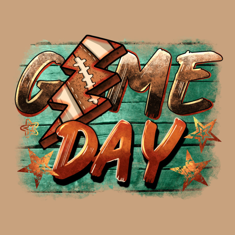 Game Day  Lightning Football Vintage Tee by BarkalooDesign | Teevron