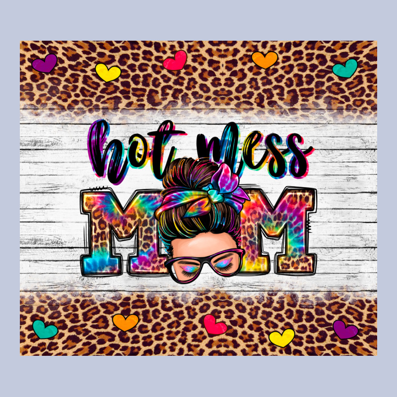 Hot Mess Mom Long Sleeve Tee by Zillion Design Studio | Teevron