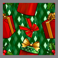 Christmas Surprise Gift Box Seamless Pattern Heavyweight Hoodie | Teevron