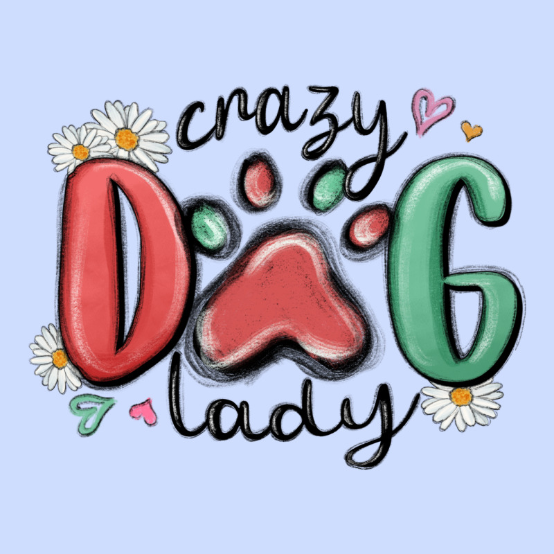 Crazy Dog Lady Urban Heavy Tee by MaliasSmallBusiness | Teevron