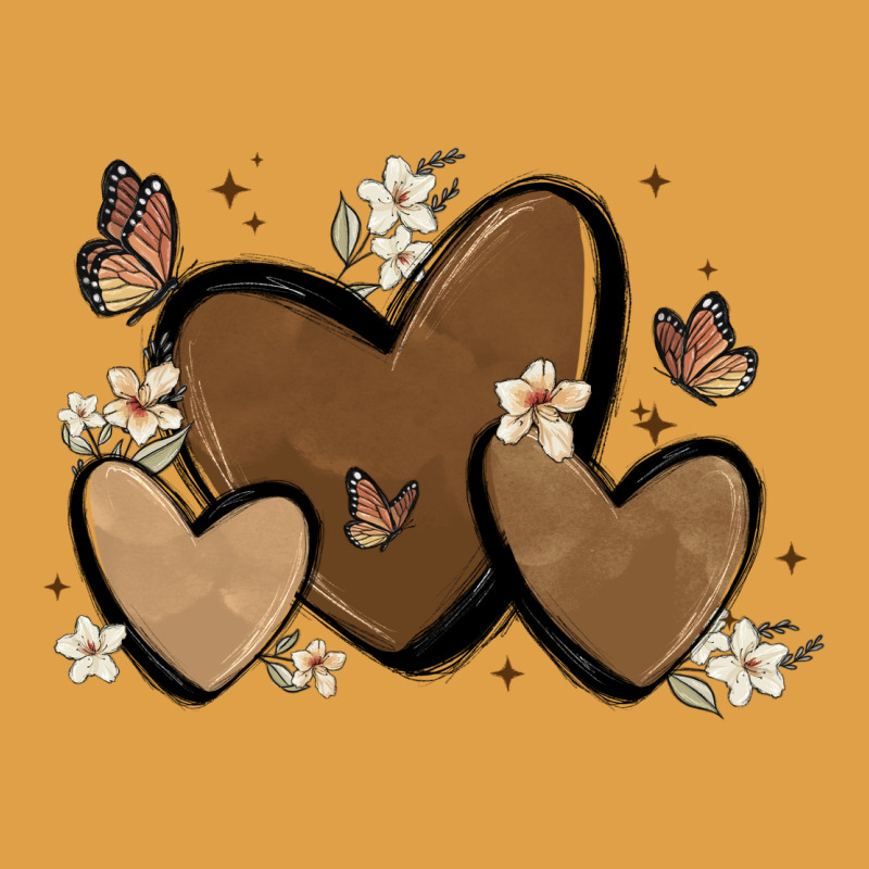 Melanin Hearts Premium Hoodie by MaliasSmallBusiness | Teevron