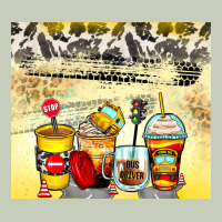 Bus Driver Coffee Cups Long Sleeve Tee | Teevron