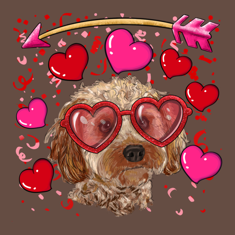 Valentine's Day Cockapoo Long Sleeve Tee by RanaPortraitStore | Teevron