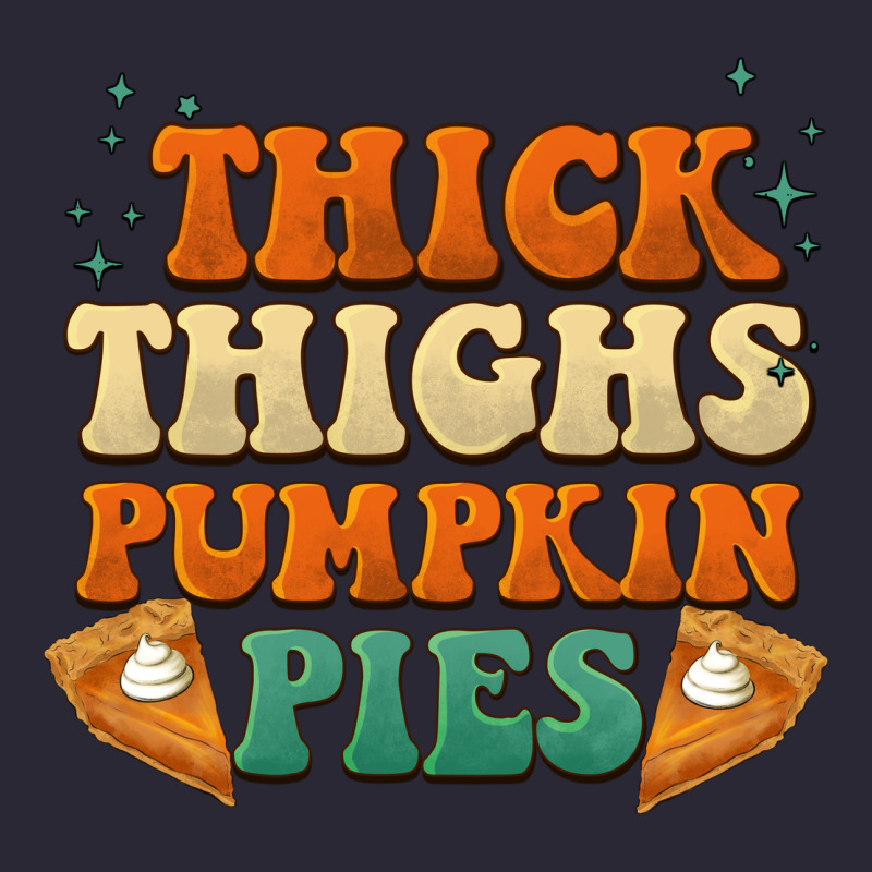 Thick Thighs Pumpkin Pies Vintage Tee by BarkalooDesign | Teevron