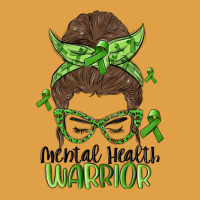 Messy Bun Mental Health Warrior Premium Hoodie | Teevron