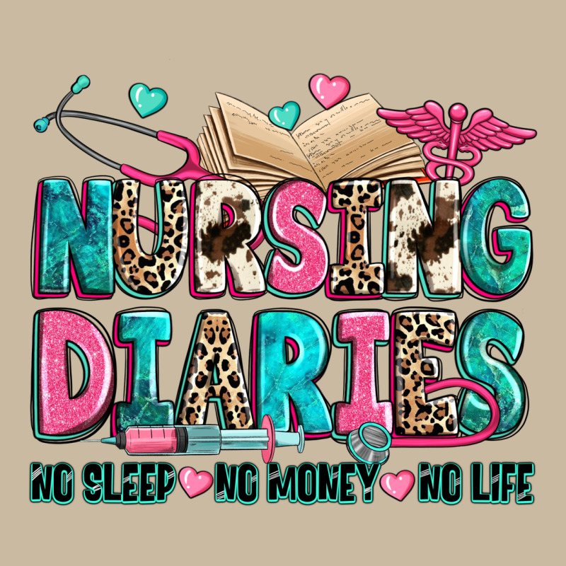 Nursing Diaries No Sleep No Money No Life Long Sleeve Tee by Zillion Design Studio | Teevron
