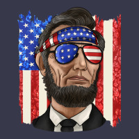 American Flag With Lincoln Long Sleeve Tee | Teevron