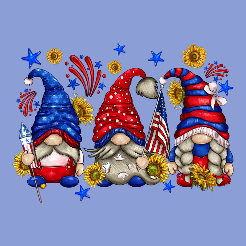 American Gnomes With Sunflowers Long Sleeve Tee by texasbilliewilder | Teevron